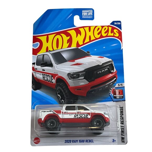 Hot Wheels 2024 Ram 1500 Rebel First Response 3/5 Diecast Truck NOC - Picture 1 of 7